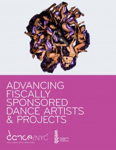 Cover of report called Advancing Fiscally Sponsored Dance Artists & Projects